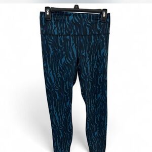 Stylish Blue Patterned Leggings